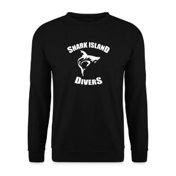 SHARK ISLAND DIVERS - Unisex Sweatshirt - black - Front - Alina (178cm) & Michal (187cm)