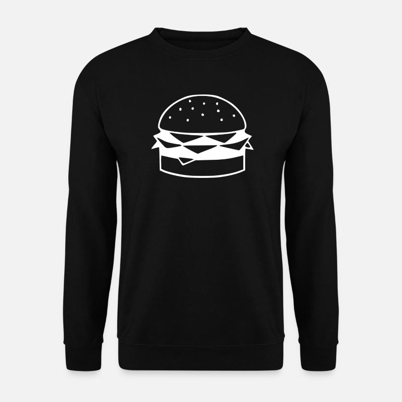 Eating fast food - Unisex Sweatshirt - black
