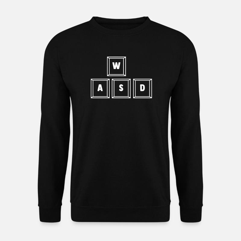 Zocken Computerspieler Zocker Gaming Gamer - Unisex Pullover - Schwarz