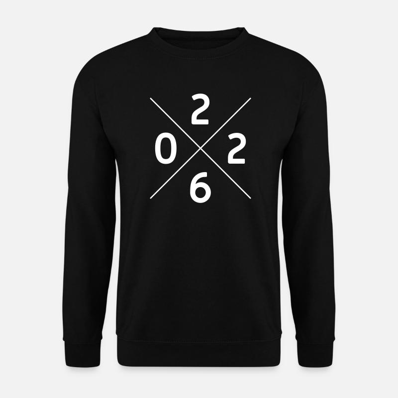 2026 år - Unisextröja - svart