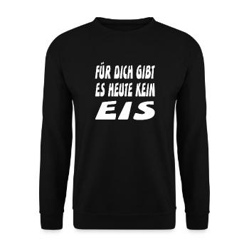 Eis - Unisex Pullover - Schwarz - Vorne - Alina (178cm) & Michal (187cm)