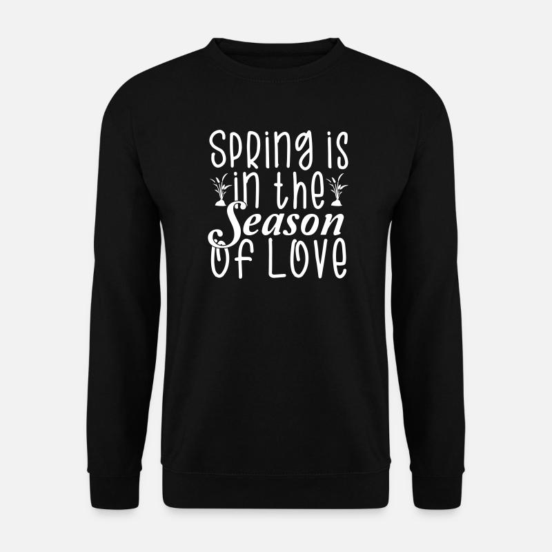 Frühling Sommer Liebe - Unisex Pullover - Schwarz