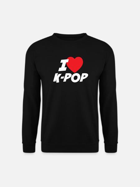 I love K-POP - Unisex Sweatshirt - black