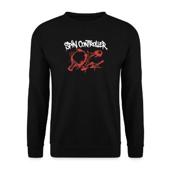 Spin Controller Graffiti - Unisex Pullover - Schwarz - Vorne - Alina (178cm) & Michal (187cm)