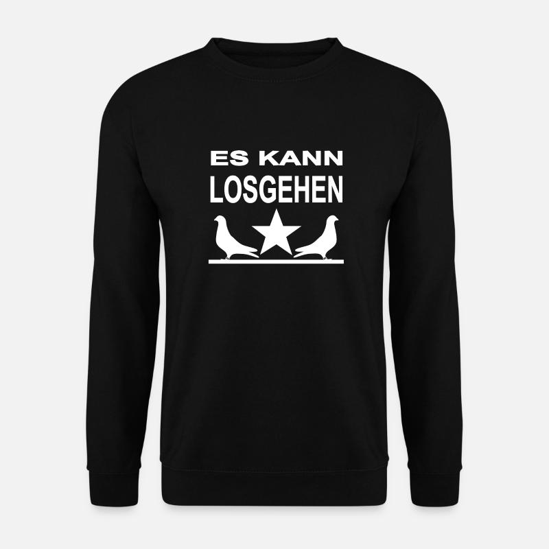 Tauben - Unisex Pullover - Schwarz