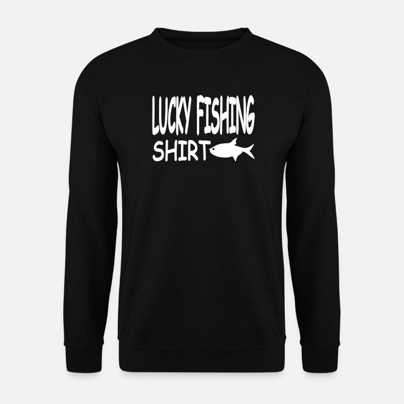 Angeln - Unisex Pullover - Schwarz