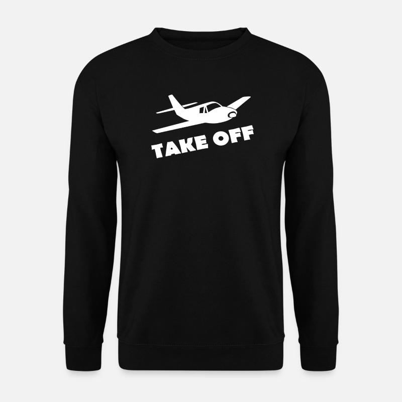 TAKE OFF - Unisex Pullover - Schwarz