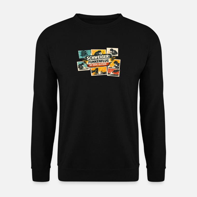 Flying Sparks Glitter Power - Unisex Sweatshirt - black