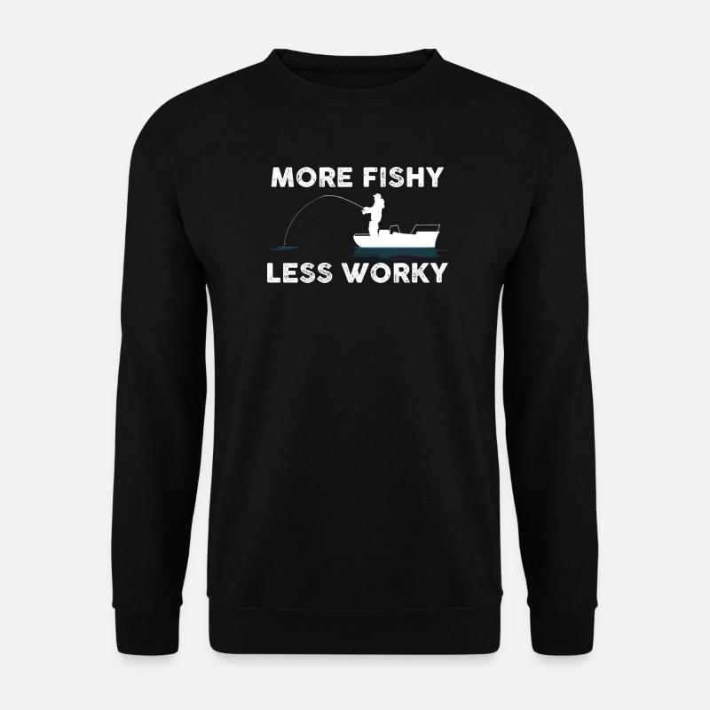 Blague sur le bateau pêcheur - Sweat-shirt Unisexe - noir