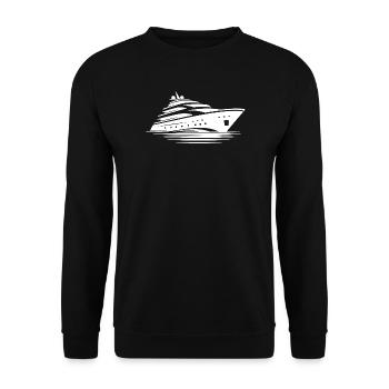 Kreuzfahrtträume auf hoher See Cruise Mode On - Unisex Pullover - Schwarz - Vorne - Alina (178cm) & Michal (187cm)