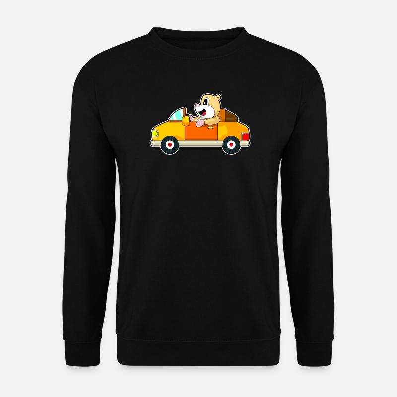 Hamster Car - Unisex Sweatshirt - black