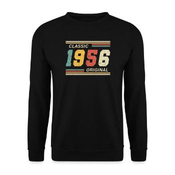 1956 - Original classique - Sweat-shirt Unisexe - noir - Devant - Alina (178cm) & Michal (187cm)
