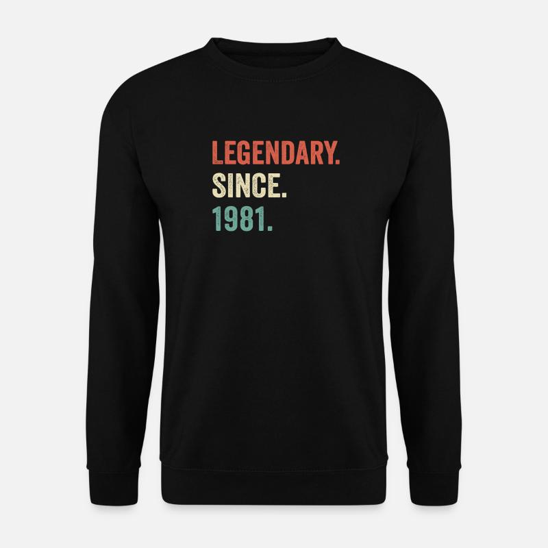 legendär seit 1981 - Unisex Pullover - Schwarz
