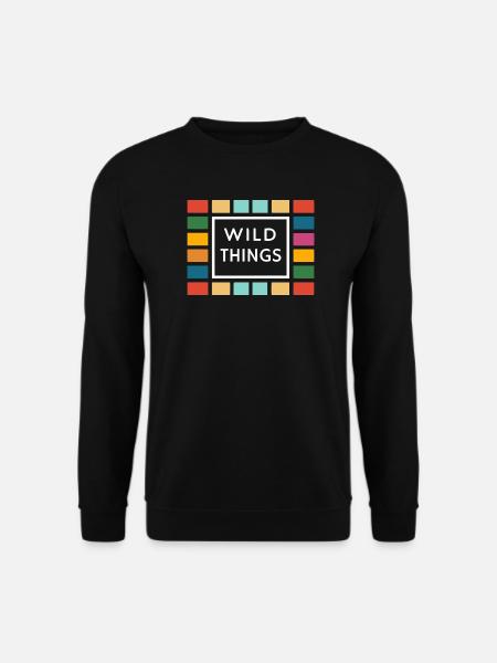 Wild Things Bunte Rahmen - Unisex Pullover - Schwarz
