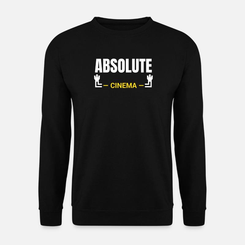 Absolute Cinema Statement - Unisex Pullover - Schwarz