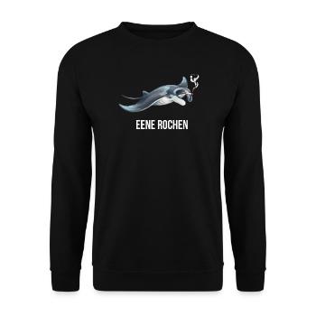 Ray Humor Shirt pour les fans de la mer - Sweat-shirt Unisexe - noir - Devant - Alina (178cm) & Michal (187cm)