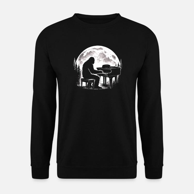 Bigfoot-pianist - Unisextröja - svart