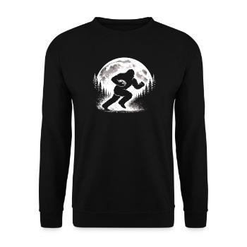 Bigfoot Rugby - Unisex Pullover - Schwarz - Vorne - Alina (178cm) & Michal (187cm)
