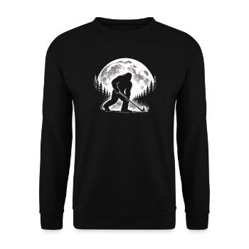 Bigfoot Feldhockey - Unisex Pullover - Schwarz - Vorne - Alina (178cm) & Michal (187cm)