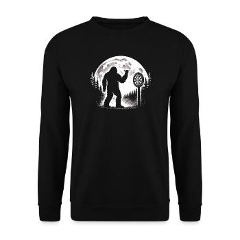 Bigfoot Darts - Unisex Pullover - Schwarz - Vorne - Alina (178cm) & Michal (187cm)