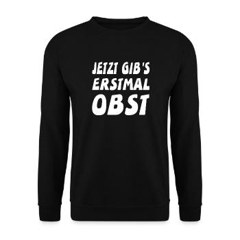 Fruit - Sweat-shirt Unisexe - noir - Devant - Alina (178cm) & Michal (187cm)