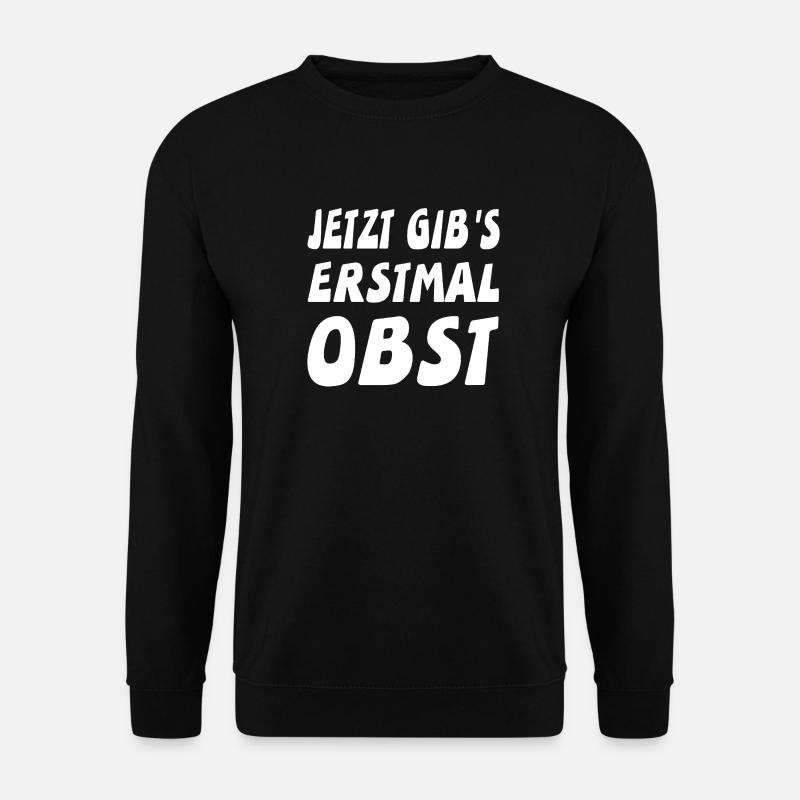 Obst - Unisex Pullover - Schwarz