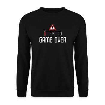 Gaming Gamer Video Games Controllers Gaming Gamers - Unisex Sweatshirt - black - Front - Alina (178cm) & Michal (187cm)