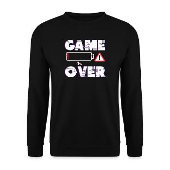 Gaming Gamer Video Games Controllers Gaming Gamers - Unisex Sweatshirt - black - Front - Alina (178cm) & Michal (187cm)