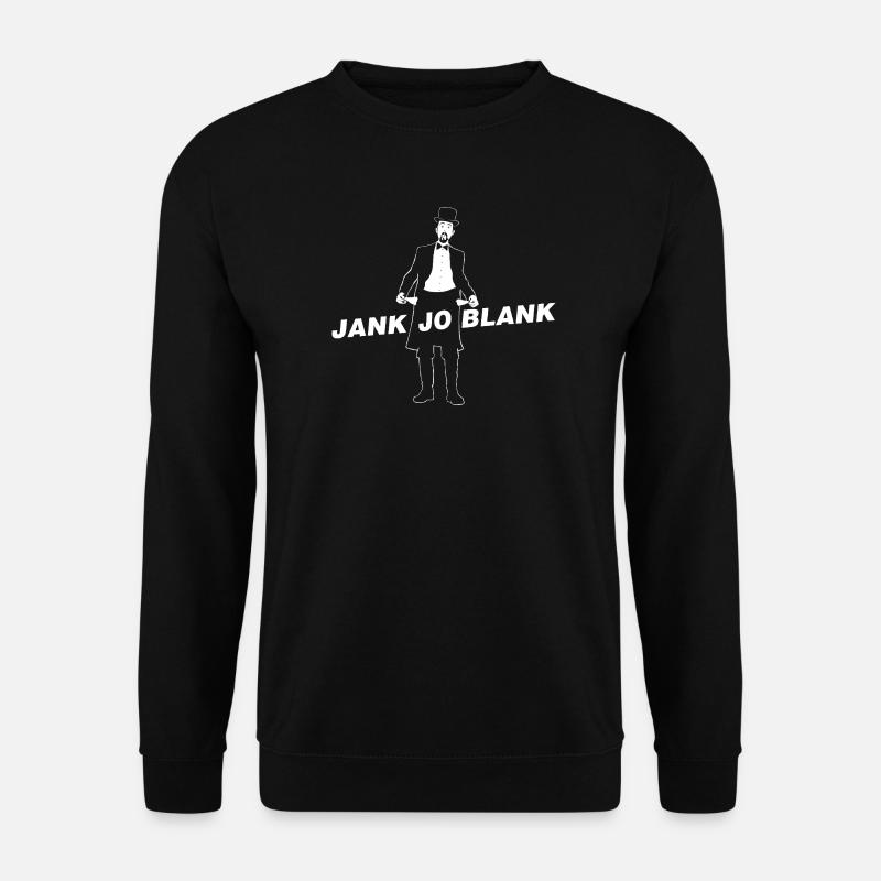 JANK JO BLANK - Unisex Pullover - Schwarz