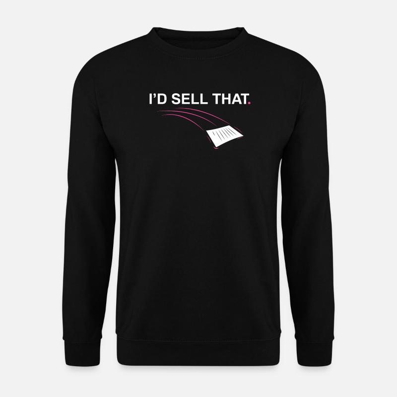 Je vendrais ce Drôle d’agent immobilier - Sweat-shirt Unisexe - noir