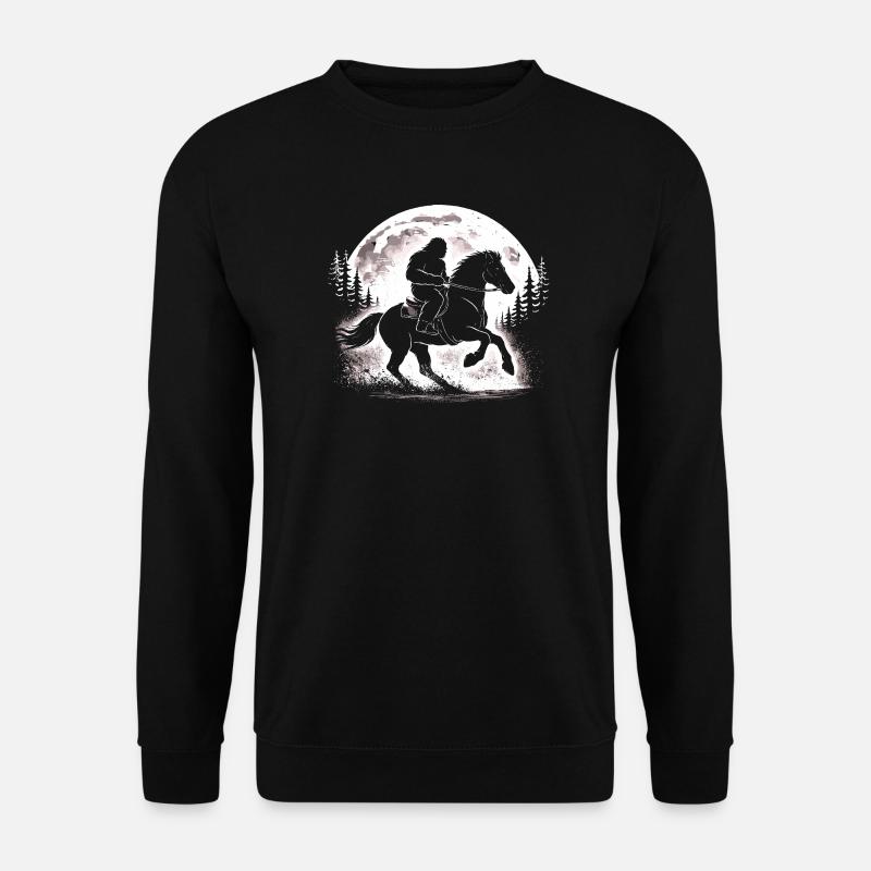 Bigfoot Reiten - Unisex Pullover - Schwarz