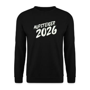 Rising Star 2026 Design - Unisex Sweatshirt - black - Front - Alina (178cm) & Michal (187cm)