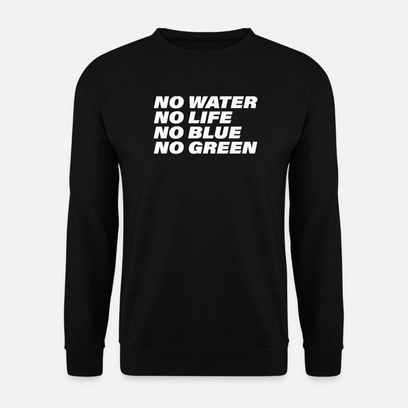 WATER - Unisex Pullover - Schwarz