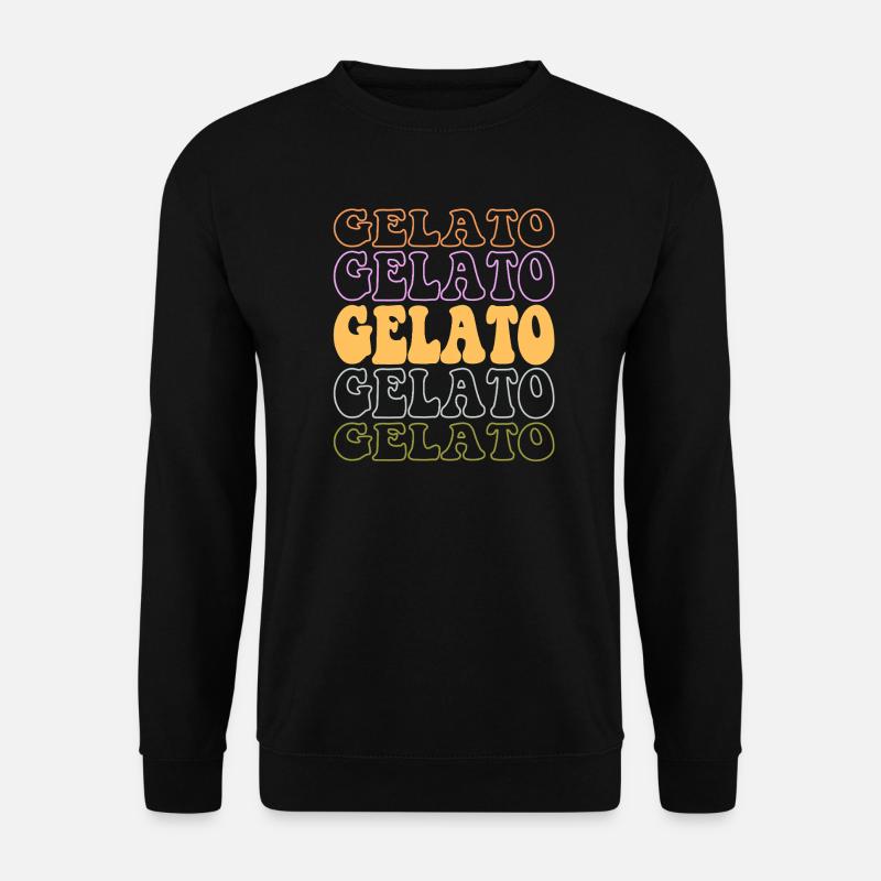 Gelato Eiskrem - Unisex Pullover - Schwarz