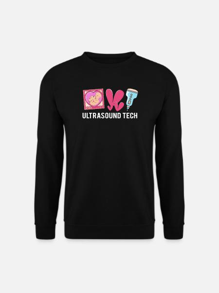 Ultraschall Techniker Ultraschalltechniker - Unisex Pullover - Schwarz