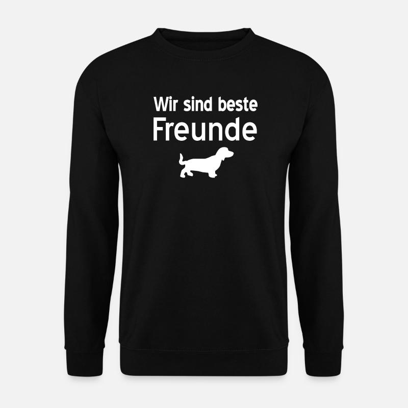 Dackel - Unisex Pullover - Schwarz
