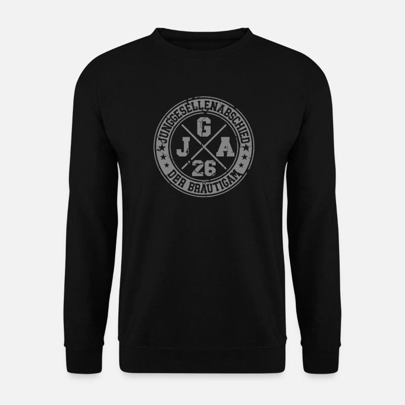 Der Bräutigam 2026 Junggesellenabschied - Unisex Pullover - Schwarz