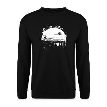 Graphique cycliste - Sweat-shirt Unisexe - noir - Devant - Alina (178cm) & Michal (187cm)