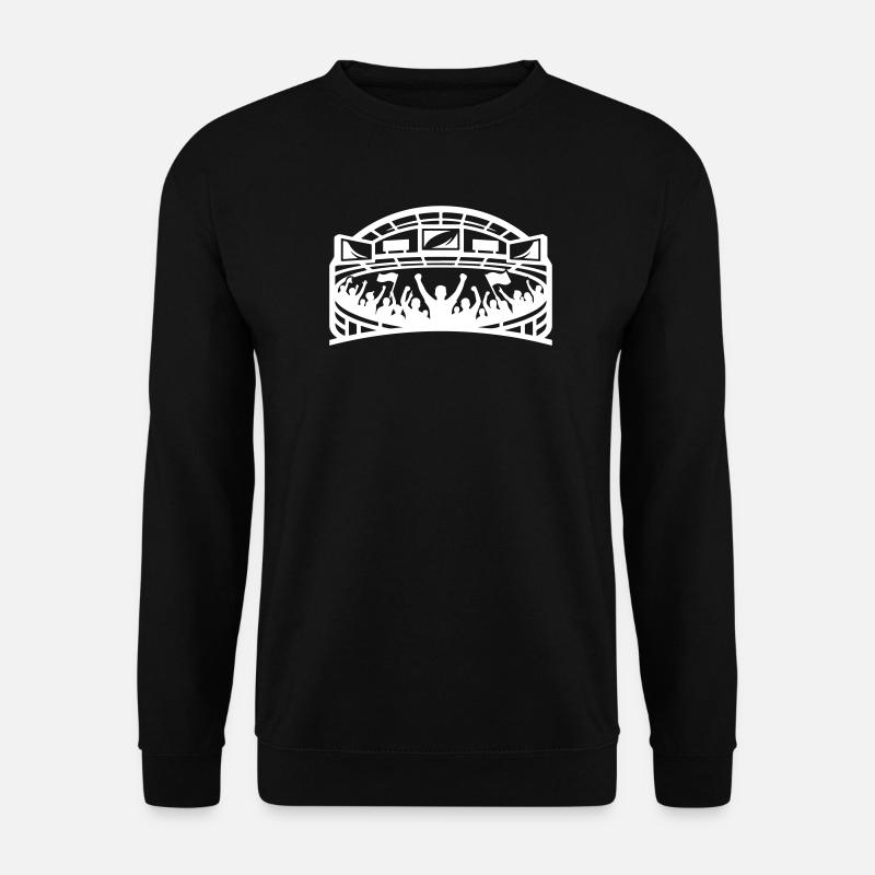 Stadion Fans Silhouette - Unisex Pullover - Schwarz
