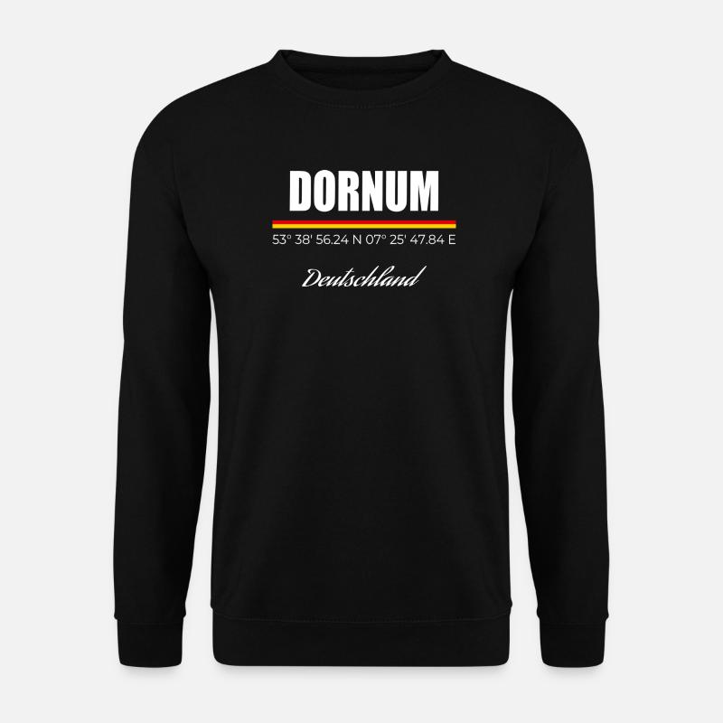 Dornum - Unisex Pullover - Schwarz