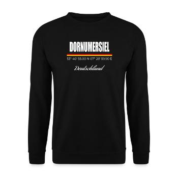 Dornumersiel - Unisex Pullover - Schwarz - Vorne - Alina (178cm) & Michal (187cm)