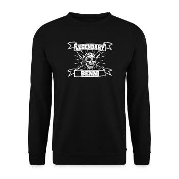Carnival Benni - Unisex Sweatshirt - black - Front - Alina (178cm) & Michal (187cm)