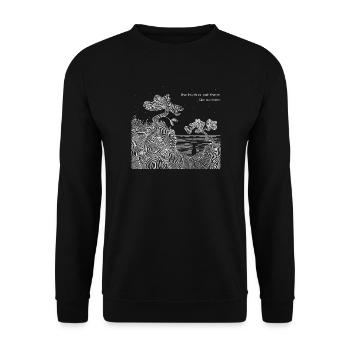kosmische Wahrheit - Unisex Pullover - Schwarz - Vorne - Alina (178cm) & Michal (187cm)