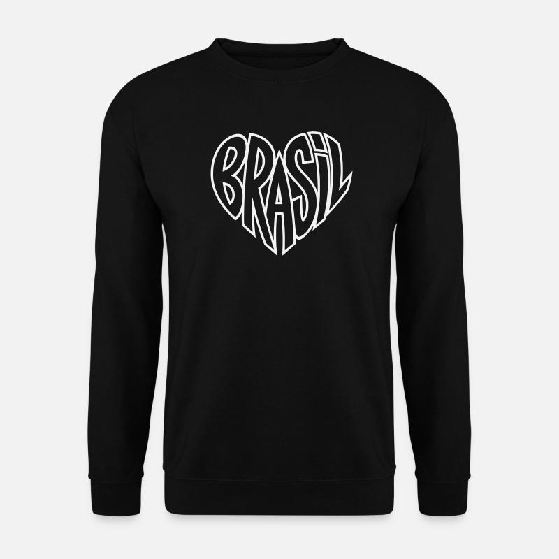 Cœur de graffiti brésilien - Sweat-shirt Unisexe - noir
