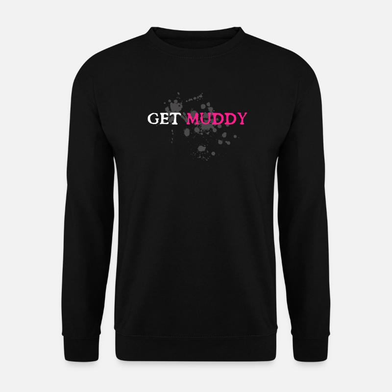Course boueuse Schlammlauf Mud Run Muddy - Sweat-shirt Unisexe - noir