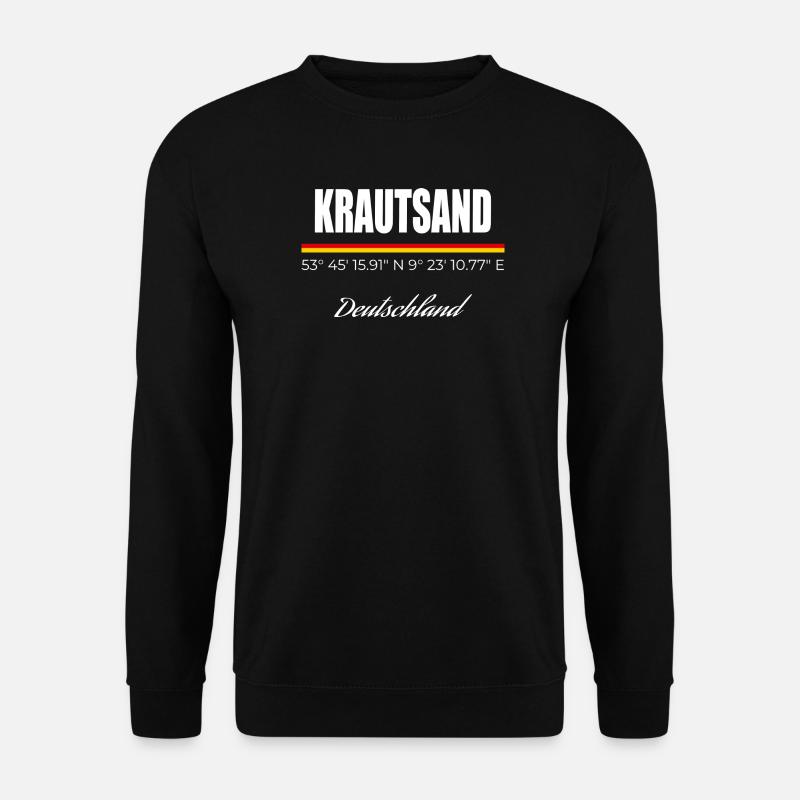 Krautsand - Unisex Pullover - Schwarz