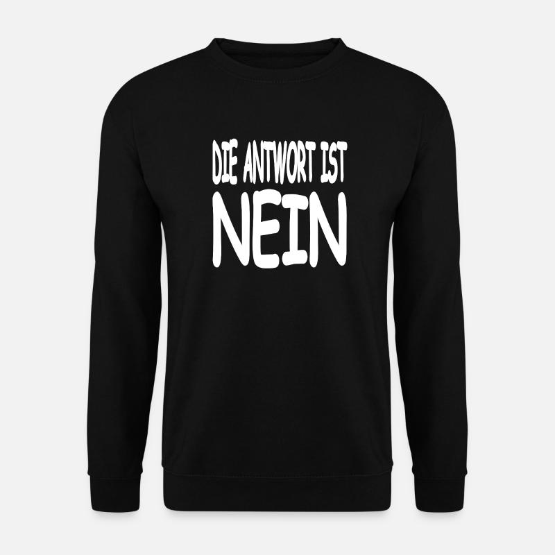 Nein - Unisex Pullover - Schwarz