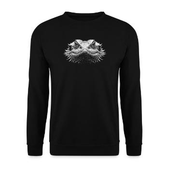 Dragon barbu - Sweat-shirt Unisexe - noir - Devant - Alina (178cm) & Michal (187cm)