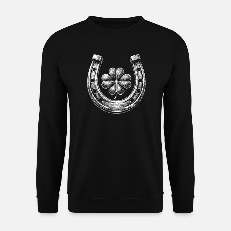 Glücksbringer  - Unisex Pullover - Schwarz