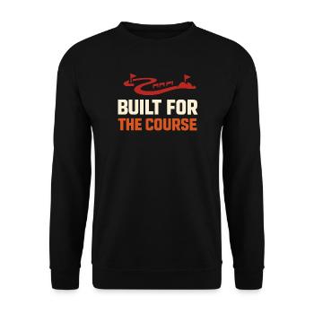 Obstacle Course Racer Obstacle Course Ocr - Unisex Sweatshirt - black - Front - Alina (178cm) & Michal (187cm)